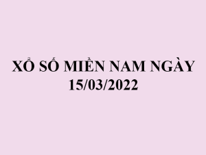 Xổ số miền Nam hôm nay